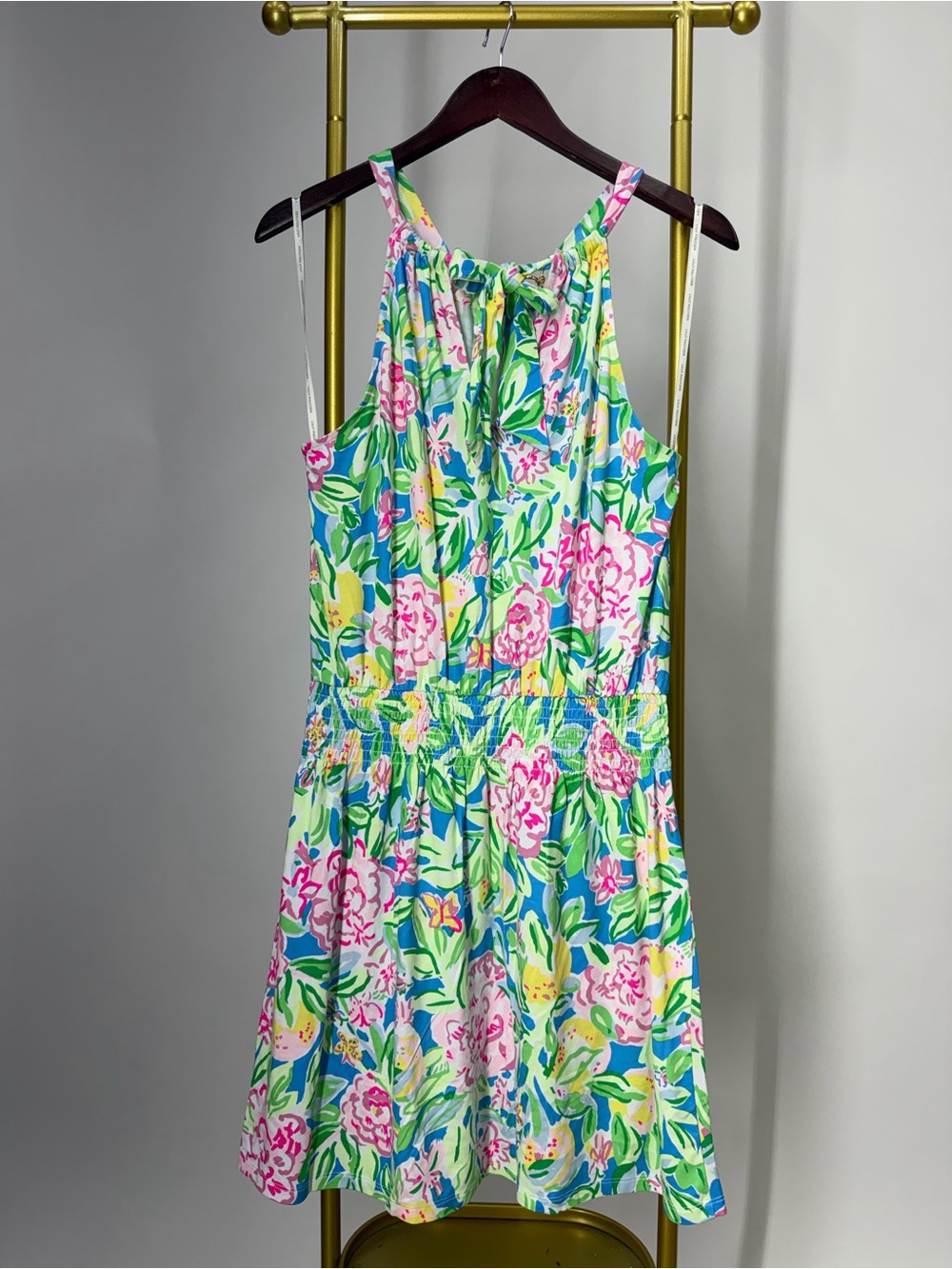Lilly Pulitzer Shirelle Skirted Knit Romper
Multi Grove Garden Floral Medium NWT - Picture 3 of 8